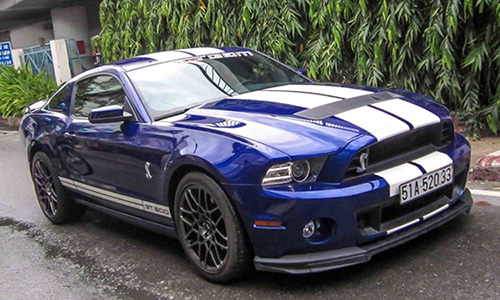 Vẻ đẹp “cơ bắp” Shelby GT500 mạnh nhất Việt Nam