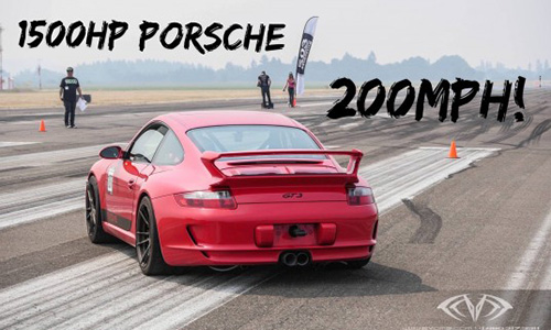 Quái vật 911 GT3 1500hp “lồng lộn” ở vận tốc 320 km/h