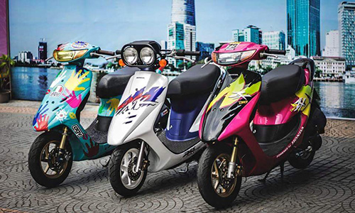 Dàn xe "đi chợ" Honda Dio 50cc cực chất tại Sài thành