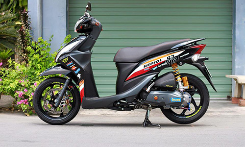 Hai bản độ scooter Honda Vision cá tính của biker Việt