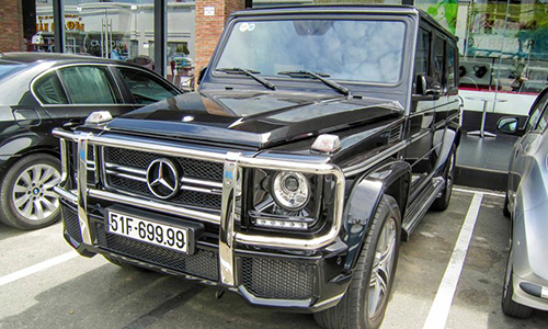 Mercedes G63 giá hơn 7 tỷ lăn bánh trên phố Sài Gòn