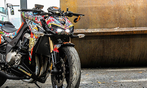 Kawasaki Z1000 “khoác áo” mafia Yakuza Nhật tại Sài Gòn