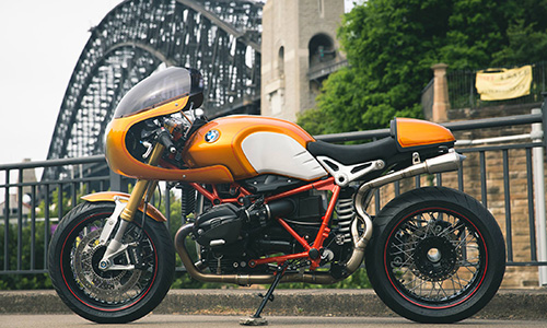 BMW R nineT bản đua cafe racer vàng cam “cực độc“