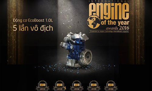 Động cơ 1.0L EcoBoost của Ford được vinh danh