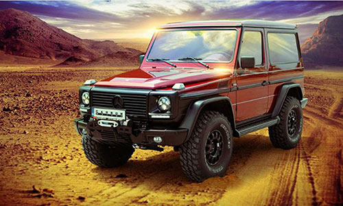 Ngắm xế cổ Mercedes-Benz G500 "lột xác" siêu cá tính