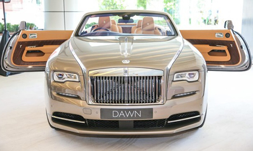 Cận cảnh siêu xe sang mui trần Rolls-Royce Dawn giá 22 tỷ 