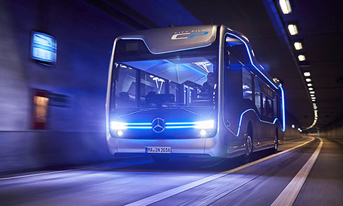 Xe buýt tự lái Mercedes-Benz Future Bus ra mắt toàn cầu