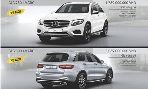 Mercedes-Benz GLC tăng giá đến 120 triệu tại Việt Nam