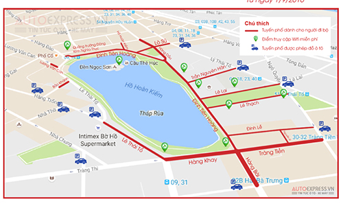 Những điểm đỗ xe ôtô & Wifi miễn phí tại Hà Nội 