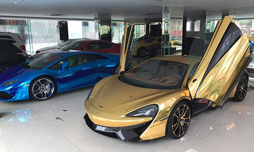 “Tình cũ” McLaren 12 tỷ của Cường Đô la bọc vàng siêu độc