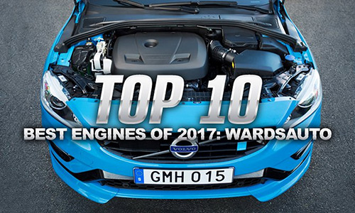 Top 10 động cơ xe ôtô tốt nhất năm 2017 