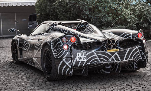 "Thần gió" mui trần Pagani Huayra lần đầu lộ diện