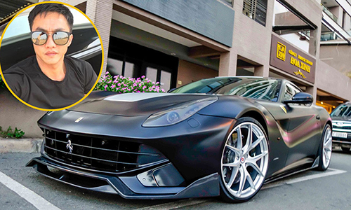 Cường Đô La "thay áo" siêu xe Ferrari F12 Berlinetta giá 20 tỷ