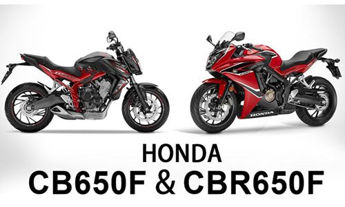 Honda "trình làng" cặp đôi môtô CBR650F và CB650F 2017