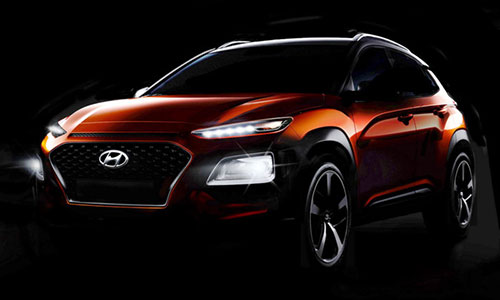 SUV cỡ nhỏ Hyundai Kona 2018 sắp ra mắt toàn cầu 