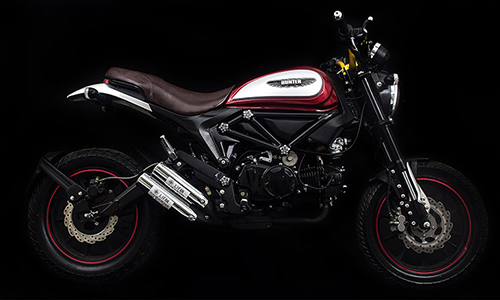 Xe Tàu Lifan Hunter "nhái" Ducati Scrambler giá 36 triệu