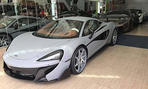 Siêu xe McLaren 570S giá 12 tỷ độ bodykit "khủng" tại VN  