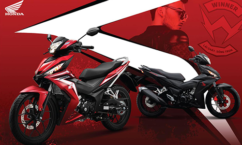 "Xế nổ" Honda Winner 150 màu mới giá 45,5 triệu đồng