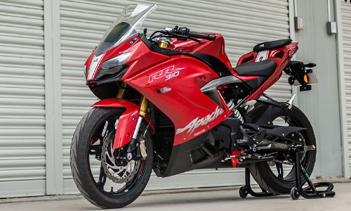 Cận cảnh môtô TVS Apache RR 310 giá 72 triệu đồng