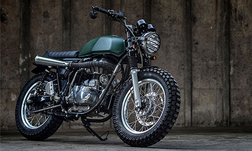 Môtô giá rẻ Royal Enfield Continental GT độ scrambler cực chất