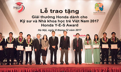 Honda Y-E-S 2017 vinh danh các nhà khoa học trẻ Việt Nam