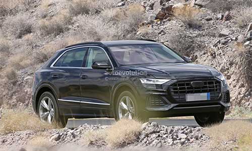 Audi Q8 2019 "đối thủ" của BMW X6 lăn bánh trên đường thử