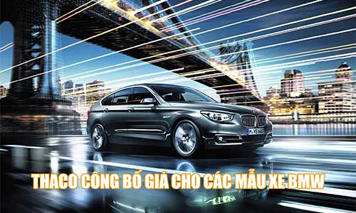 Thaco công bố giá bán ôtô BMW, rẻ hơn Euro Auto