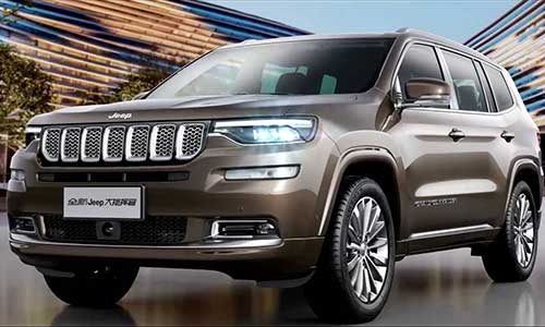 Jeep Grand Commander "đối thủ" Toyota Highlander sắp ra mắt