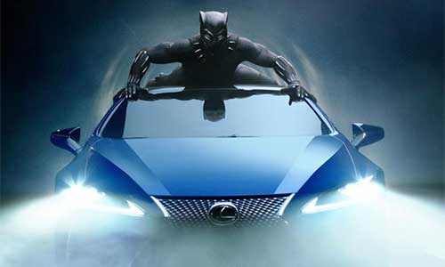 Ngắm siêu xe coupe thể thao Lexus LC500 Black Panther 2018