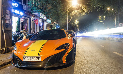 Siêu xe Mclaren 650S Spider giá 23 tỷ lăn bánh tại Sài Gòn