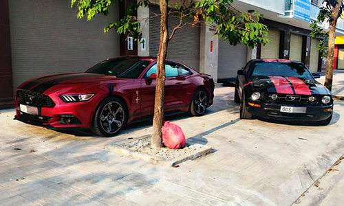 Xe cơ bắp Ford Mustang độ mâm 200 triệu tại Đồng Nai