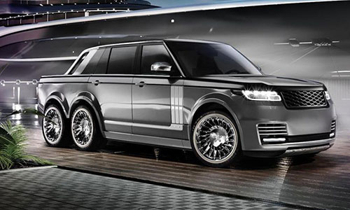 Xe bán tải Range Rover 6 bánh phong cách du thuyền