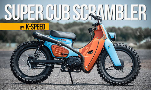 Honda Super Cub 110 độ scrambler cực chất tại Thái Lan