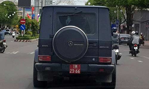 Mercedes-Benz G55 AMG tiền tỷ đeo biển "rởm" tại Cần Thơ