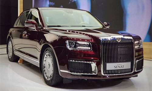 Cận cảnh Aurus Senat - siêu xe sang Rolls-Royce Nga