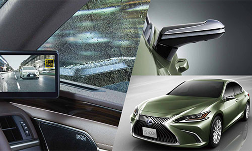 Xe sang Lexus ES 2019 dùng camera thay gương chiếu hậu