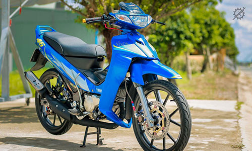 Chi tiết xe máy Yamaha Z125 độ nửa tỷ đồng ở miền Tây 