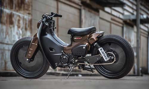 Xe máy Honda Super Cub độ Street Tracker tuyệt đẹp 