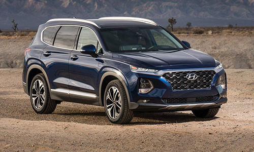 Hyundai Santa Fe 2019 sắp trang bị khoá vân tay như iPhone