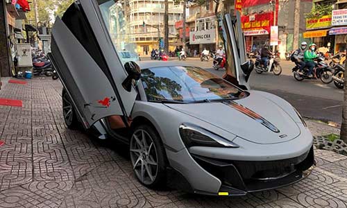 "Công tử" Bạc Liêu tậu siêu xe McLaren 570S độc nhất VN