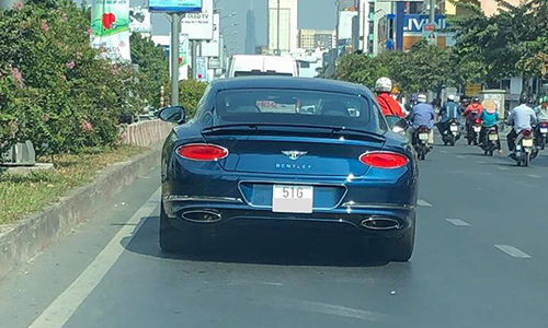 Xe sang Bentley Continental GT hơn 25 tỷ "làm dâu" Sài Gòn