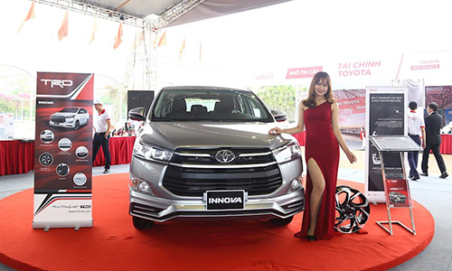 Trải nghiệm hàng loạt xe ôtô mới tại Thành phố Toyota