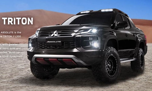 Bán tải Mitsubishi Triton Absolute "đối thủ" Ford Ranger Raptor 