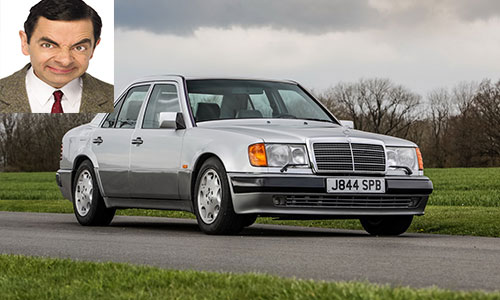 Mr Bean bán đấu giá xe Mercedes-Benz 500E hàng hiếm