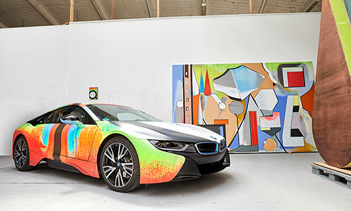 Ngắm siêu xe BMW i8 sơn nghệ thuật độc nhất thế giới