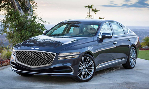 Sedan hạng sang Genesis G80 2020 lộ diện trước ngày ra mắt