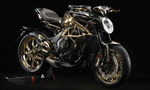 Đại gia đặt hàng MV Agusta mạ vàng siêu độc đáo  