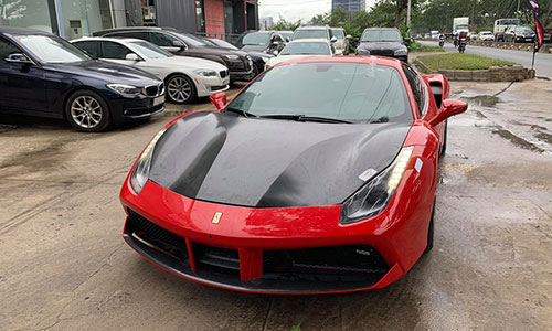 Ferrari 488 GTB của Tuấn Hưng lộ diện với ngoại hình mới