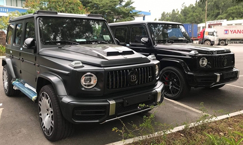 Cặp đôi siêu SUV Mercedes-AMG G63 Brabus cập cảng Đà thành