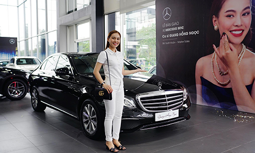 Giang Hồng Ngọc tậu xế sang Mercedes-Benz E-Class hơn 2 tỷ